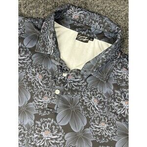 Sunday Swagger Polo Shirt Men’s 3XL AOP Floral Golf Performance Hawaiian  .